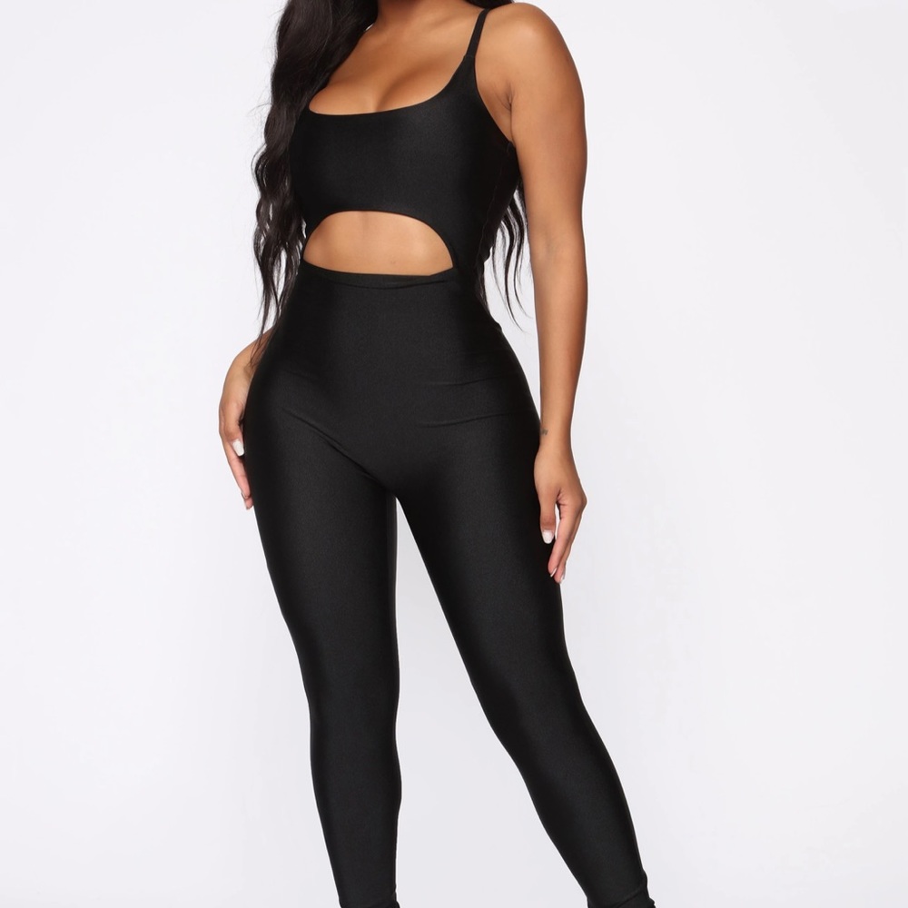Fashion Nova A Cut Above The Rest Jumpsuit - Black